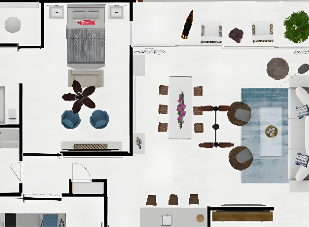 Award-winning beach house interior design challenge concept by Anita Imbesi featuring luxury modern coastal design