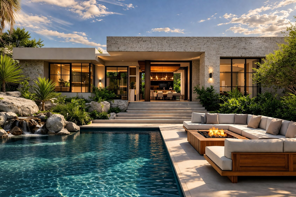 RESORT LIVING BACKYARD
