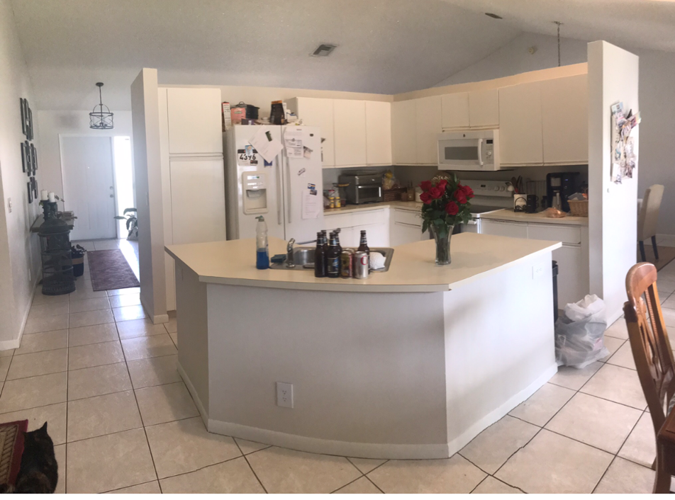 Boynton Beach Kitchen before the renovation